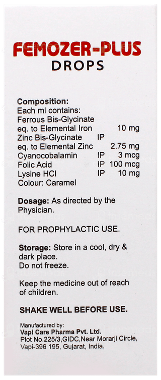 Femozer Plus Oral Drops 30Ml